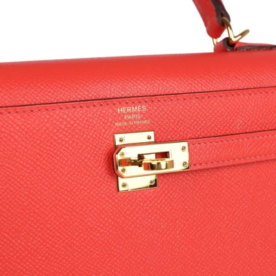 Hermes Kelly Sellier 25 Rose Jaipur Epsom Gold Hardware Hermes Kelly Sellier 25 Rose Jaipur Epsom Gold Hardware