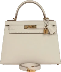 Hermes Kelly Sellier 28 Craie Epsom Gold Hardware Hermes Kelly Sellier 28 Craie Epsom Gold Hardware