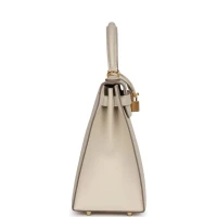Hermes Kelly Sellier 28 Craie Epsom Gold Hardware Hermes Kelly Sellier 28 Craie Epsom Gold Hardware