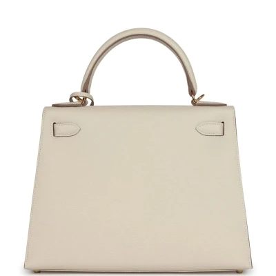 Hermes Kelly Sellier 28 Craie Epsom Gold Hardware Hermes Kelly Sellier 28 Craie Epsom Gold Hardware