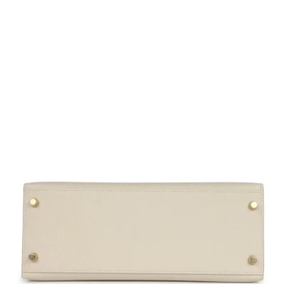 Hermes Kelly Sellier 28 Craie Epsom Gold Hardware Hermes Kelly Sellier 28 Craie Epsom Gold Hardware