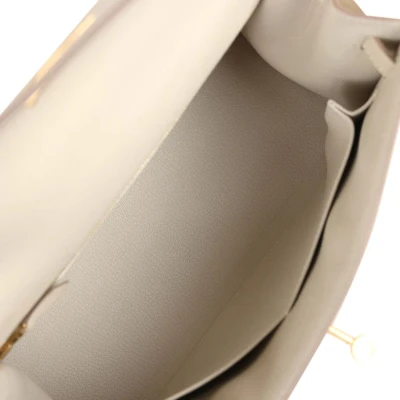 Hermes Kelly Sellier 28 Craie Epsom Gold Hardware Hermes Kelly Sellier 28 Craie Epsom Gold Hardware