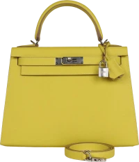 Hermes Kelly Sellier 28 Lime Epsom Palladium Hardware Hermes Kelly Sellier 28 Lime Epsom Palladium Hardware