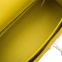 Hermes Kelly Sellier 28 Lime Epsom Palladium Hardware Hermes Kelly Sellier 28 Lime Epsom Palladium Hardware