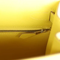 Hermes Kelly Sellier 28 Lime Epsom Palladium Hardware Hermes Kelly Sellier 28 Lime Epsom Palladium Hardware