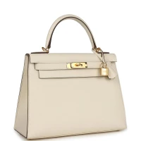 Hermes Kelly Sellier 28 Nata Epsom Gold Hardware Hermes Kelly Sellier 28 Nata Epsom Gold Hardware