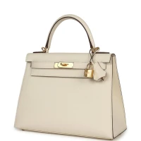 Hermes Kelly Sellier 28 Nata Epsom Gold Hardware Hermes Kelly Sellier 28 Nata Epsom Gold Hardware