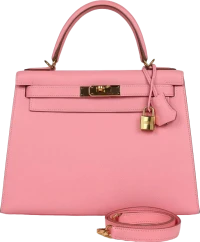 Hermes Kelly Sellier 28 Rose Confetti Epsom Gold Hardware Hermes Kelly Sellier 28 Rose Confetti Epsom Gold Hardware