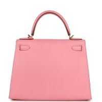 Hermes Kelly Sellier 28 Rose Confetti Epsom Gold Hardware Hermes Kelly Sellier 28 Rose Confetti Epsom Gold Hardware