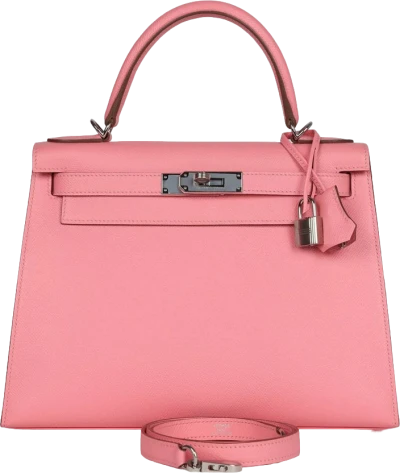 Hermes Kelly Sellier 28 Rose Confetti Epsom Palladium Hardware Hermes Kelly Sellier 28 Rose Confetti Epsom Palladium Hardware