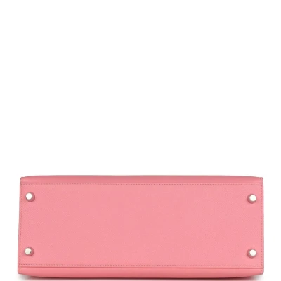Hermes Kelly Sellier 28 Rose Confetti Epsom Palladium Hardware Hermes Kelly Sellier 28 Rose Confetti Epsom Palladium Hardware