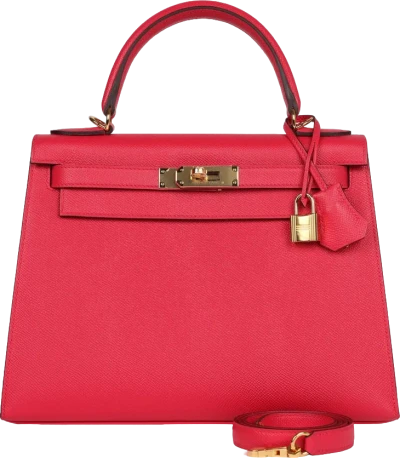 Hermes Kelly Sellier 28 Rose Extreme Epsom Gold Hardware Hermes Kelly Sellier 28 Rose Extreme Epsom Gold Hardware