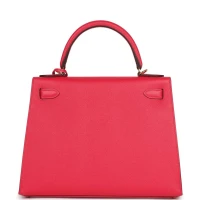 Hermes Kelly Sellier 28 Rose Extreme Epsom Gold Hardware Hermes Kelly Sellier 28 Rose Extreme Epsom Gold Hardware
