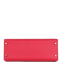 Hermes Kelly Sellier 28 Rose Extreme Epsom Gold Hardware Hermes Kelly Sellier 28 Rose Extreme Epsom Gold Hardware