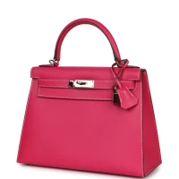 Hermes Kelly Sellier 28 Rose Tyrien Epsom Palladium Hardware Hermes Kelly Sellier 28 Rose Tyrien Epsom Palladium Hardware