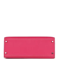 Hermes Kelly Sellier 28 Rose Tyrien Epsom Palladium Hardware Hermes Kelly Sellier 28 Rose Tyrien Epsom Palladium Hardware