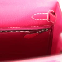 Hermes Kelly Sellier 28 Rose Tyrien Epsom Palladium Hardware Hermes Kelly Sellier 28 Rose Tyrien Epsom Palladium Hardware
