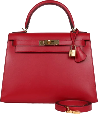 Hermes Kelly Sellier 28 Rouge Vif Tadelakt Gold Hardware Hermes Kelly Sellier 28 Rouge Vif Tadelakt Gold Hardware