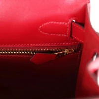 Hermes Kelly Sellier 28 Rouge Vif Tadelakt Gold Hardware Hermes Kelly Sellier 28 Rouge Vif Tadelakt Gold Hardware