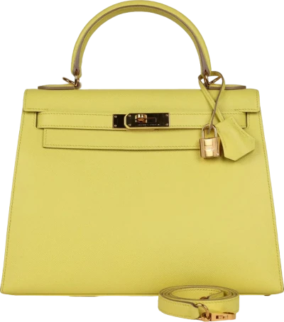 Hermes Kelly Sellier 28 Soufre Epsom Gold Hardware Hermes Kelly Sellier 28 Soufre Epsom Gold Hardware