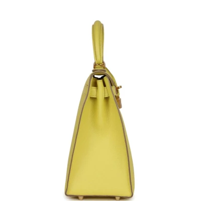 Hermes Kelly Sellier 28 Soufre Epsom Gold Hardware Hermes Kelly Sellier 28 Soufre Epsom Gold Hardware