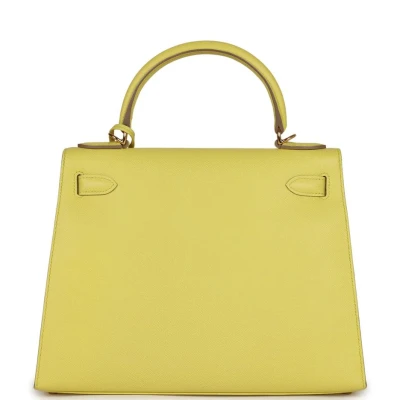 Hermes Kelly Sellier 28 Soufre Epsom Gold Hardware Hermes Kelly Sellier 28 Soufre Epsom Gold Hardware