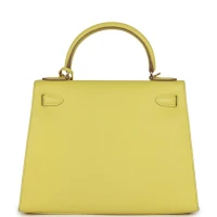 Hermes Kelly Sellier 28 Soufre Epsom Gold Hardware Hermes Kelly Sellier 28 Soufre Epsom Gold Hardware