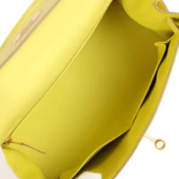 Hermes Kelly Sellier 28 Soufre Epsom Gold Hardware Hermes Kelly Sellier 28 Soufre Epsom Gold Hardware
