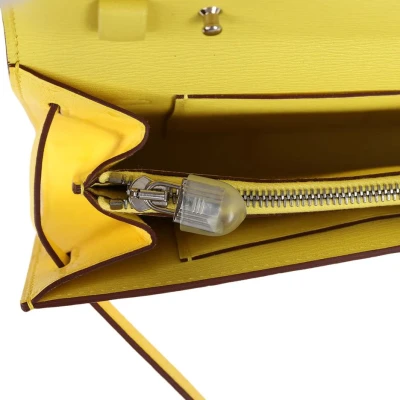 Hermes Kelly To Go Wallet Jaune Citron Ostrich Palladium Hardware Hermes Kelly To Go Wallet Jaune Citron Ostrich Palladium Hardware