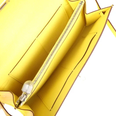 Hermes Kelly To Go Wallet Jaune Citron Ostrich Palladium Hardware Hermes Kelly To Go Wallet Jaune Citron Ostrich Palladium Hardware