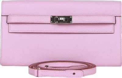 Hermes Kelly Wallet To Go Mauve Sylvestre Epsom Palladium Hardware Hermes Kelly Wallet To Go Mauve Sylvestre Epsom Palladium Hardware