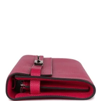 Hermes Kelly Wallet To Go Rose Pourpre Chevre Palladium Hardware Hermes Kelly Wallet To Go Rose Pourpre Chevre Palladium Hardware