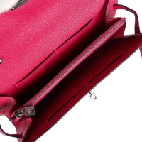 Hermes Kelly Wallet To Go Rose Pourpre Chevre Palladium Hardware Hermes Kelly Wallet To Go Rose Pourpre Chevre Palladium Hardware