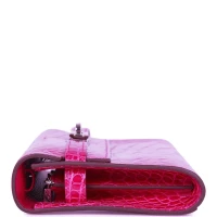 Hermes Kelly Wallet To Go Rose Scheherazade Shiny Alligator Palladium Hardware Hermes Kelly Wallet To Go Rose Scheherazade Shiny Alligator Palladium Hardware