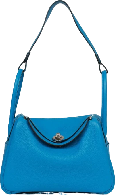Hermes Lindy 26 Bleu Zanzibar Verso Clemence Palladium Hardware Hermes Lindy 26 Bleu Zanzibar Verso Clemence Palladium Hardware