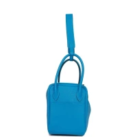 Hermes Lindy 26 Bleu Zanzibar Verso Clemence Palladium Hardware Hermes Lindy 26 Bleu Zanzibar Verso Clemence Palladium Hardware