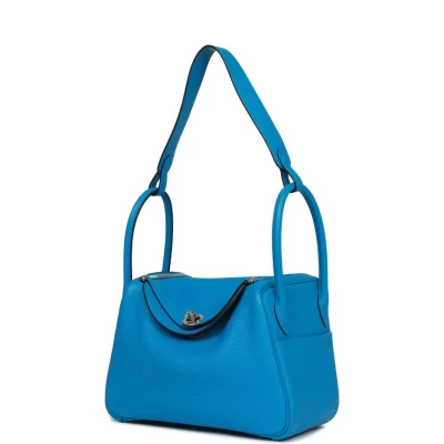Hermes Lindy 26 Bleu Zanzibar Verso Clemence Palladium Hardware Hermes Lindy 26 Bleu Zanzibar Verso Clemence Palladium Hardware