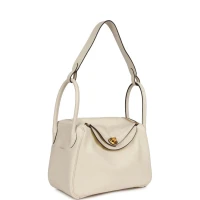 Hermes Lindy 26 Nata Verso Swift Gold Hardware Hermes Lindy 26 Nata Verso Swift Gold Hardware