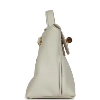 Hermes Mini 24/24 Beton Evercolor and Swift Gold Hardware Hermes Mini 24/24 Beton Evercolor and Swift Gold Hardware