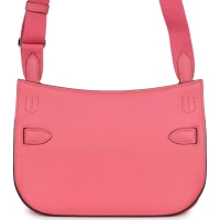 Hermes Mini Jypsiere Rose Azalee Swift Palladium Hardware