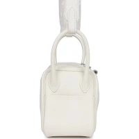Hermes Mini Lindy White Swift Palladium Hardware Hermes Mini Lindy White Swift Palladium Hardware