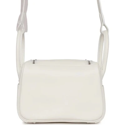 Hermes Mini Lindy White Swift Palladium Hardware Hermes Mini Lindy White Swift Palladium Hardware