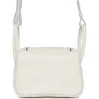 Hermes Mini Lindy White Swift Palladium Hardware Hermes Mini Lindy White Swift Palladium Hardware