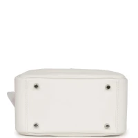 Hermes Mini Lindy White Swift Palladium Hardware Hermes Mini Lindy White Swift Palladium Hardware