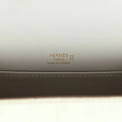 Hermes Mini Sac Roulis Beton Matte Alligator Permabrass Hardware
