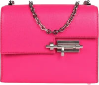 Hermes Mini Verrou Chaine Bag Rose Pop Chevre Chamkila Palladium Hardware Hermes Mini Verrou Chaine Bag Rose Pop Chevre Chamkila Palladium Hardware