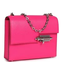 Hermes Mini Verrou Chaine Bag Rose Pop Chevre Chamkila Palladium Hardware Hermes Mini Verrou Chaine Bag Rose Pop Chevre Chamkila Palladium Hardware
