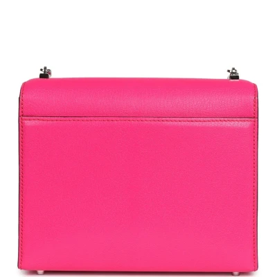 Hermes Mini Verrou Chaine Bag Rose Pop Chevre Chamkila Palladium Hardware Hermes Mini Verrou Chaine Bag Rose Pop Chevre Chamkila Palladium Hardware