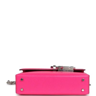 Hermes Mini Verrou Chaine Bag Rose Pop Chevre Chamkila Palladium Hardware Hermes Mini Verrou Chaine Bag Rose Pop Chevre Chamkila Palladium Hardware