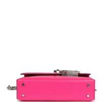 Hermes Mini Verrou Chaine Bag Rose Pop Chevre Chamkila Palladium Hardware Hermes Mini Verrou Chaine Bag Rose Pop Chevre Chamkila Palladium Hardware